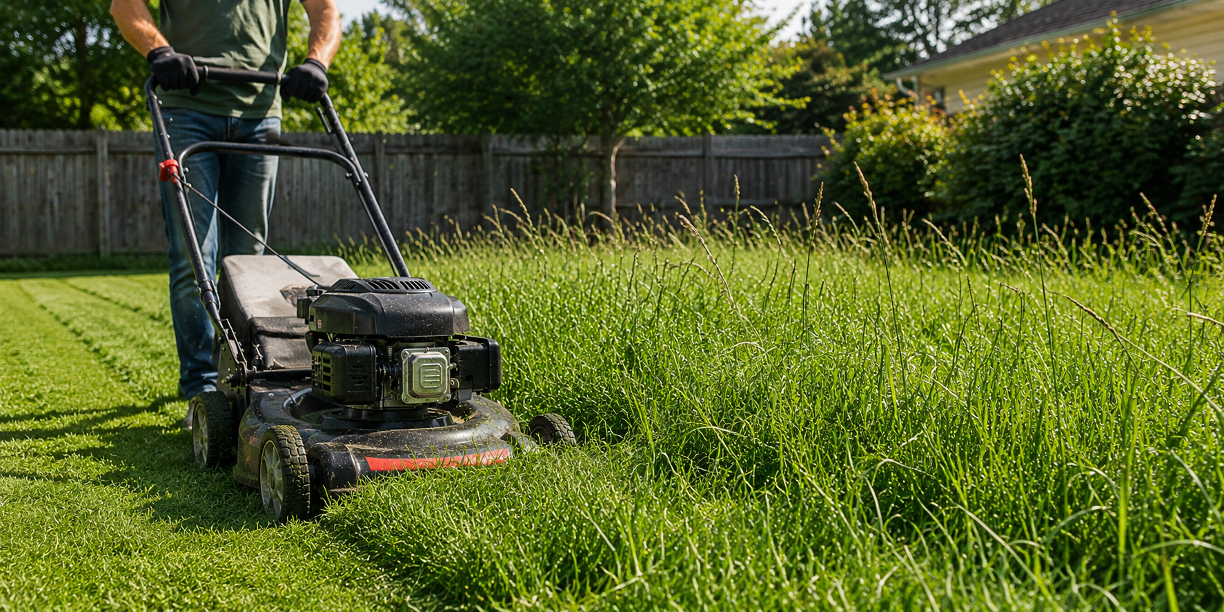 Lawn Care Yard Maintenance in a Rental Property
